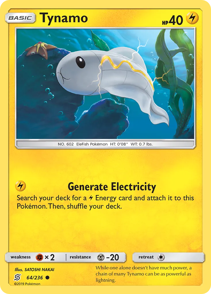 Tynamo — SM - Unified Minds — Pokémon