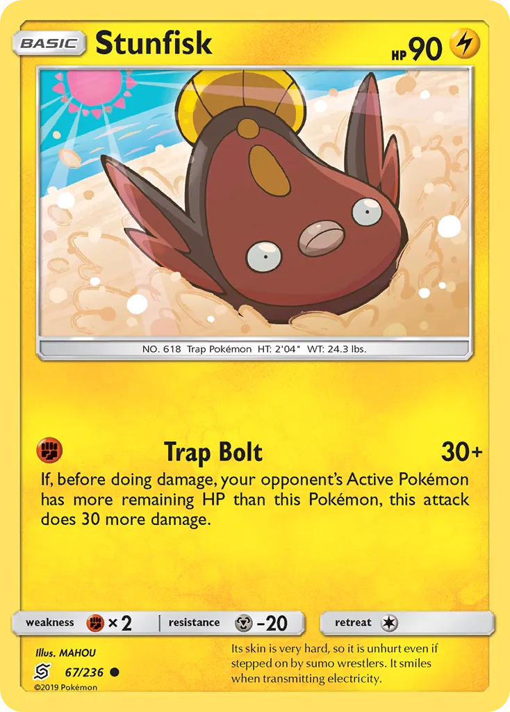 Stunfisk — SM - Unified Minds — Pokémon