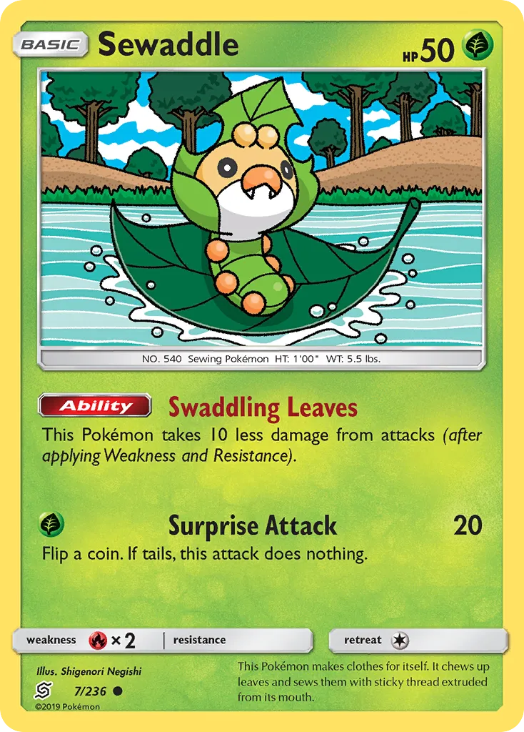 Sewaddle — SM - Unified Minds — Pokemon