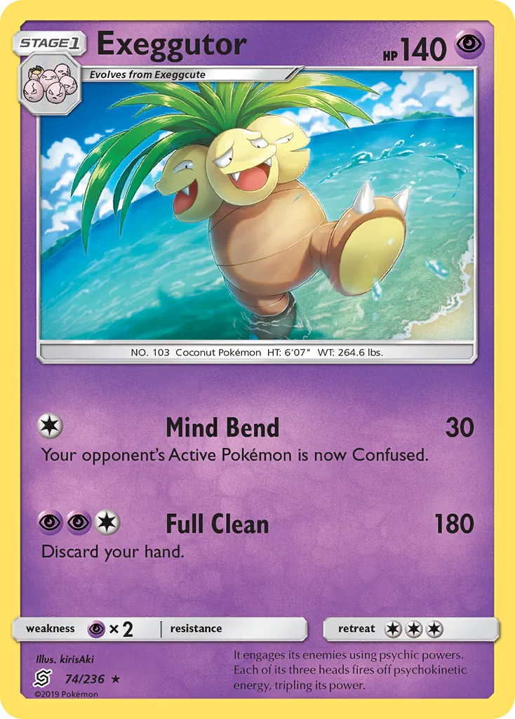 Exeggutor — SM - Unified Minds — Pokémon