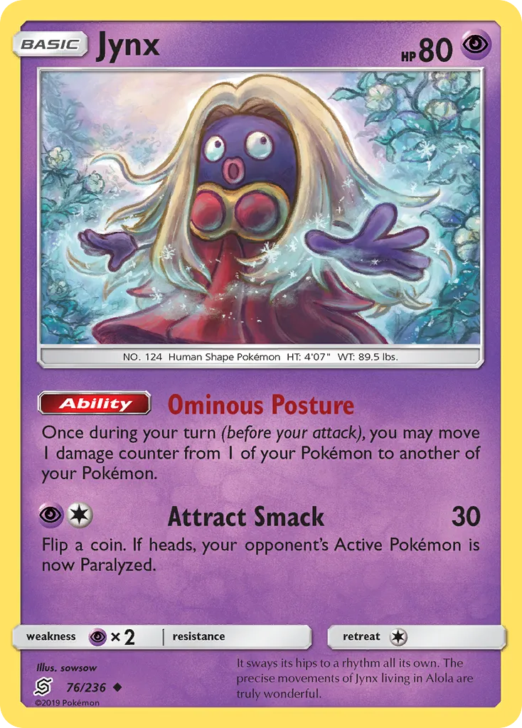 Jynx — SM - Unified Minds — Pokémon