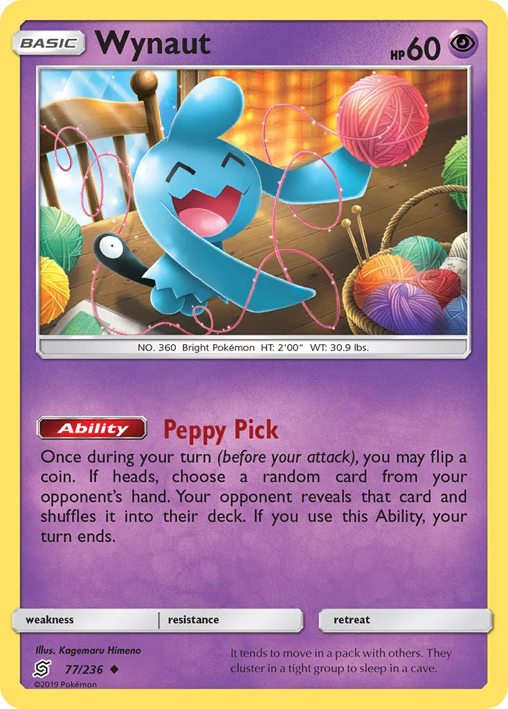 Wynaut — SM - Unified Minds — Pokemon
