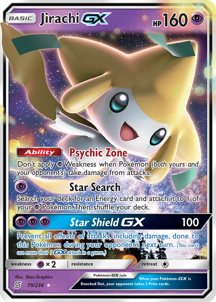 Jirachi GX — SM - Unified Minds — Pokémon