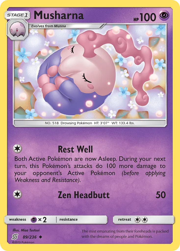 Musharna — SM - Unified Minds — Pokemon