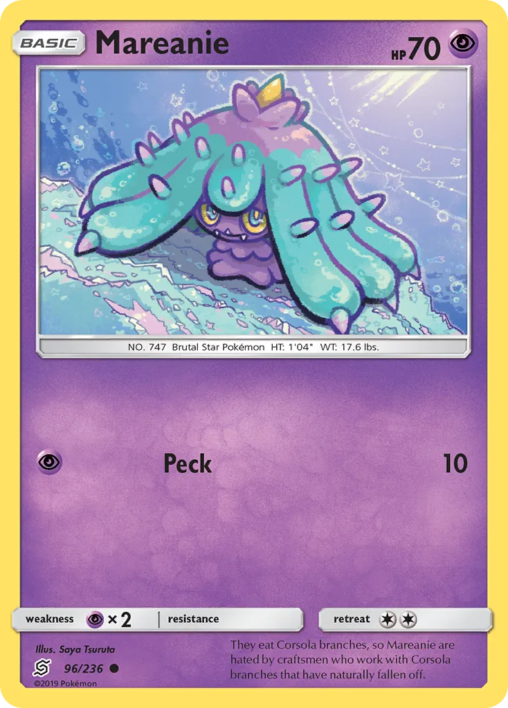 Mareanie — SM - Unified Minds — Pokémon