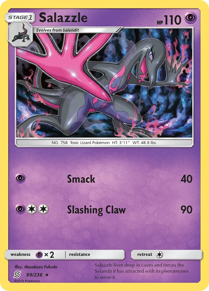 Salazzle — SM - Unified Minds — Pokemon