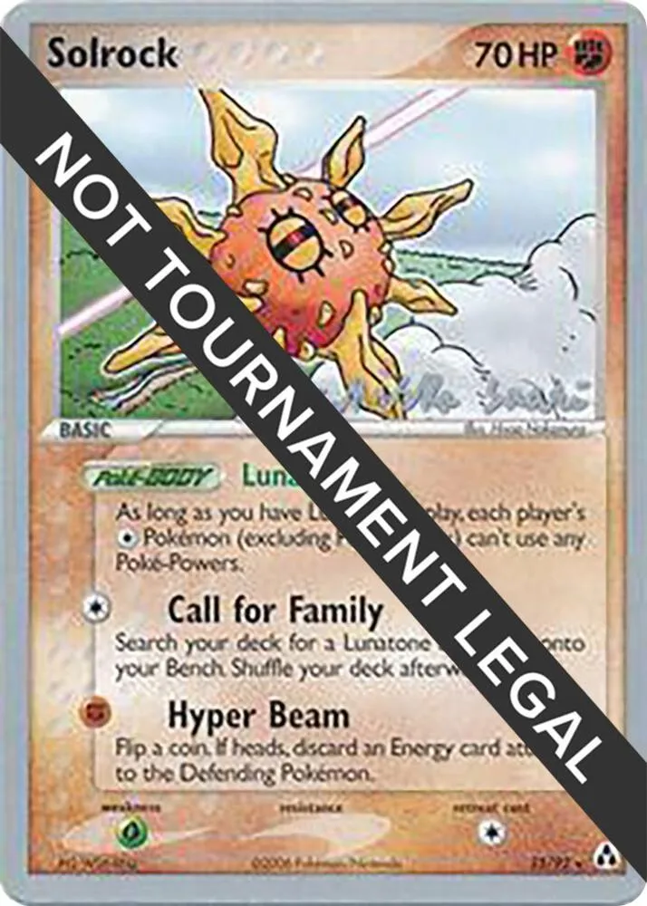 Solrock — World Championship Decks — Pokemon