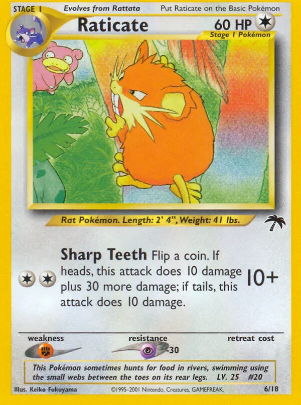 Raticate — Southern Islands — Pokémon