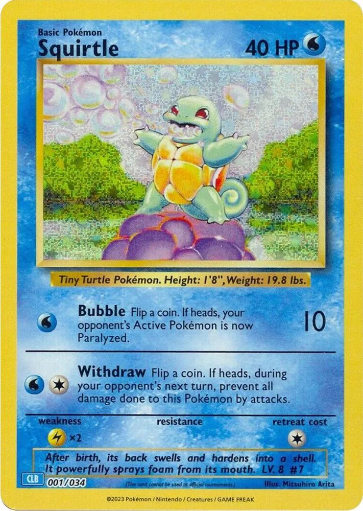 Carapuce — Trading Card Game Classic — Pokemon