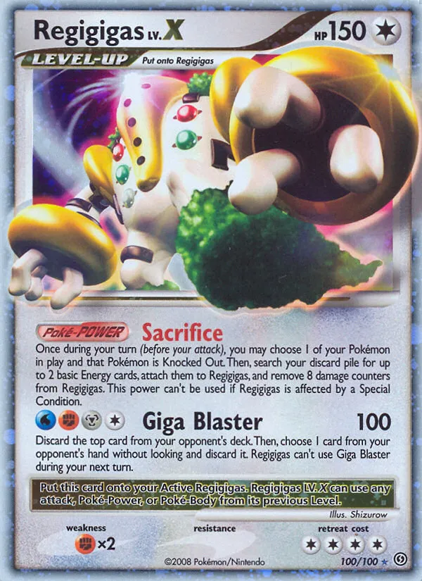 Regigigas LV.X — Stormfront — Pokemon