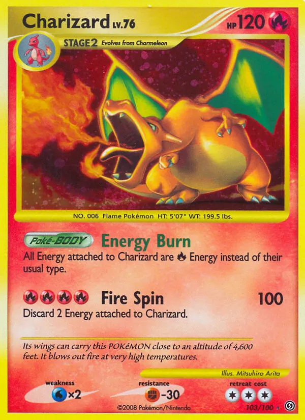 Charizard from Stormfront - Pokemon