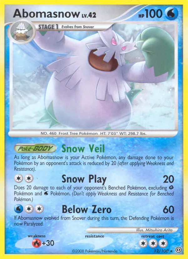 Abomasnow — Stormfront — Pokémon