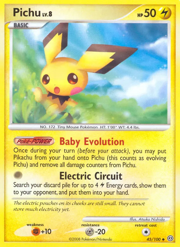 Pichu Lv.8 — Stormfront — Pokemon