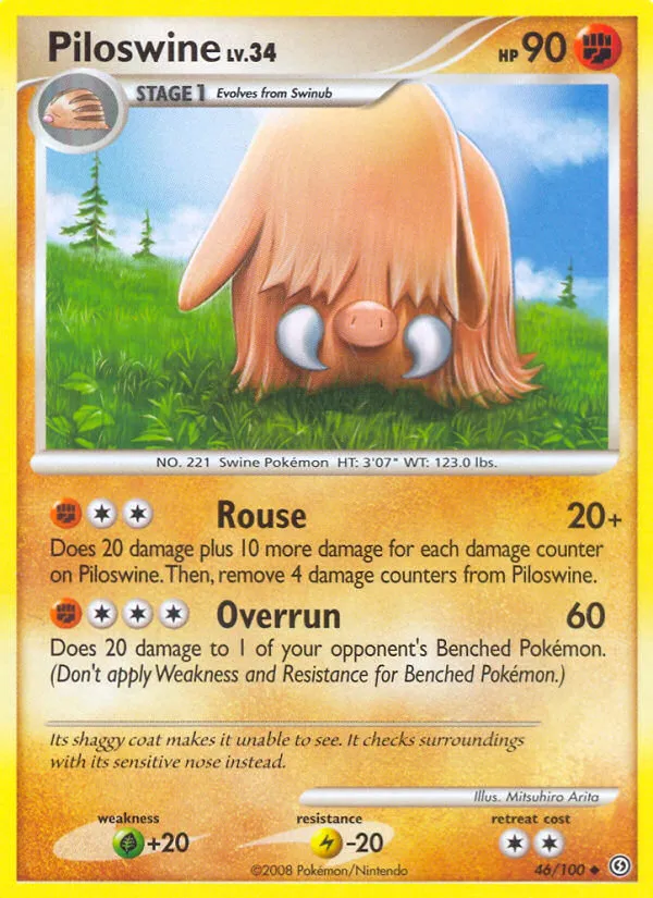 Piloswine — Stormfront — Pokémon