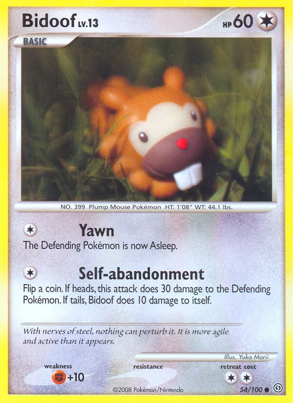 Bidoof — Stormfront — Pokemon