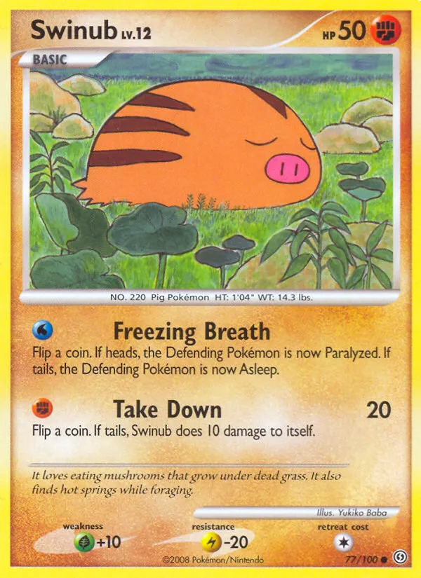 Marcacrin Lv.12 from Stormfront - Pokemon