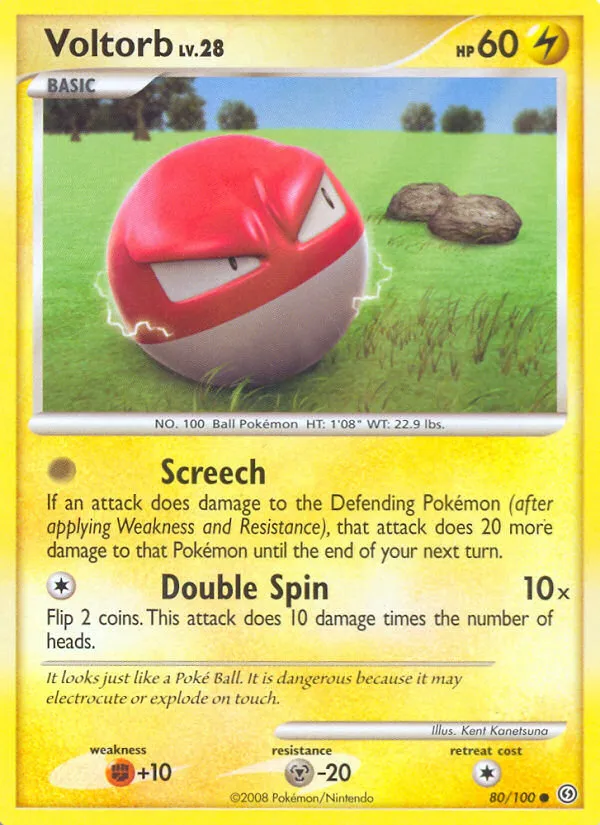 Voltorbe Lv.28 — Stormfront — Pokémon