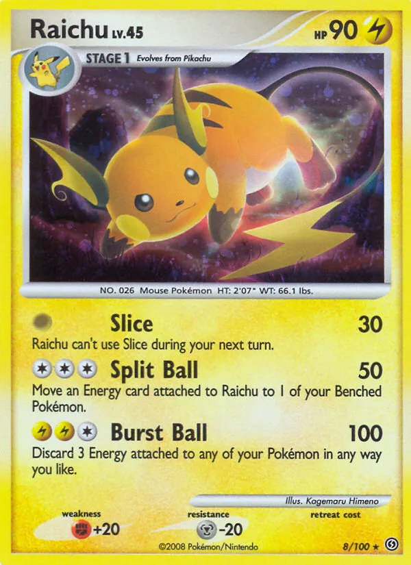 Raichu — Stormfront — Pokémon