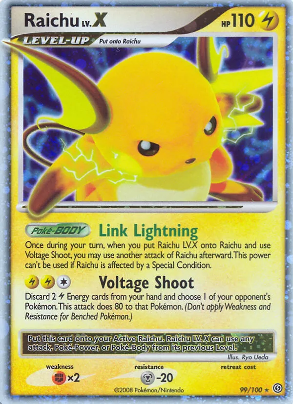 Raichu LV.X — Stormfront — Pokemon