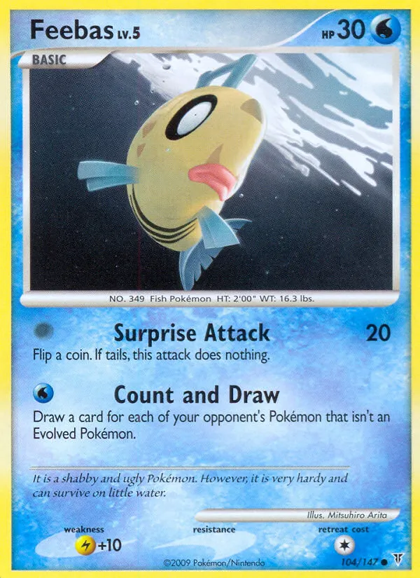 Feebas from Supreme Victors - Pokemon