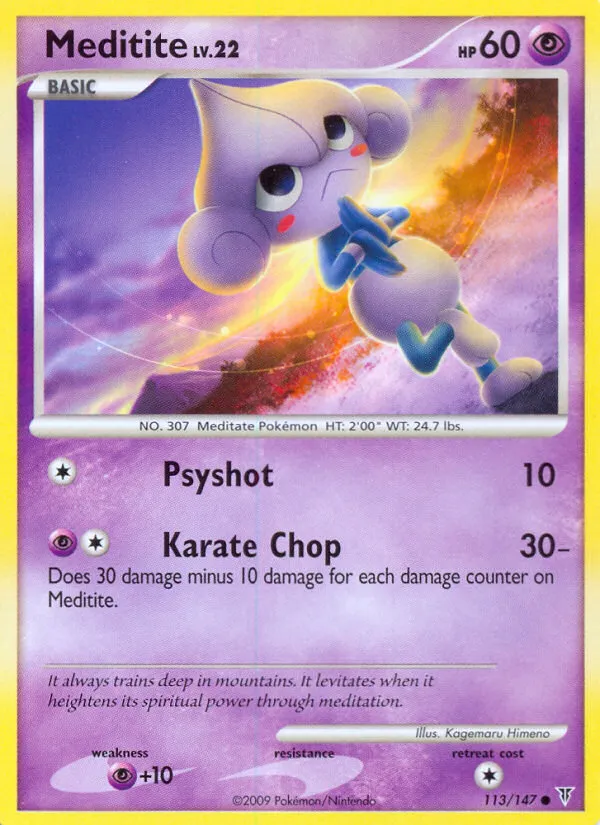 Meditite — Supreme Victors — Pokemon