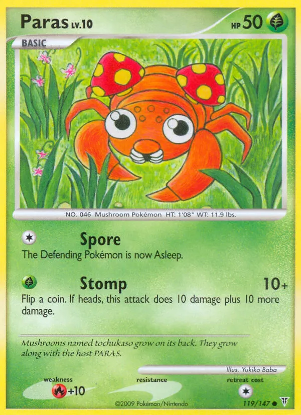 Paras Lv.10 — Supreme Victors — Pokémon