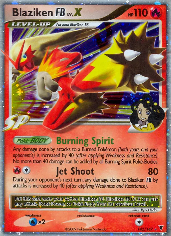Blaziken FB Lv.X — Supreme Victors — Pokemon
