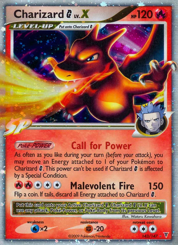 Charizard G Lv.X from Supreme Victors - Pokemon