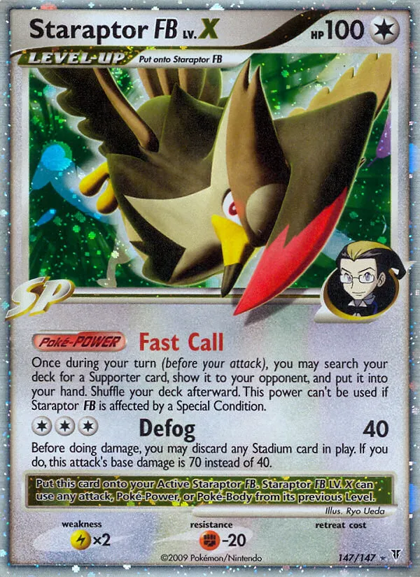 Staraptor FB Lv.X — Supreme Victors — Pokemon