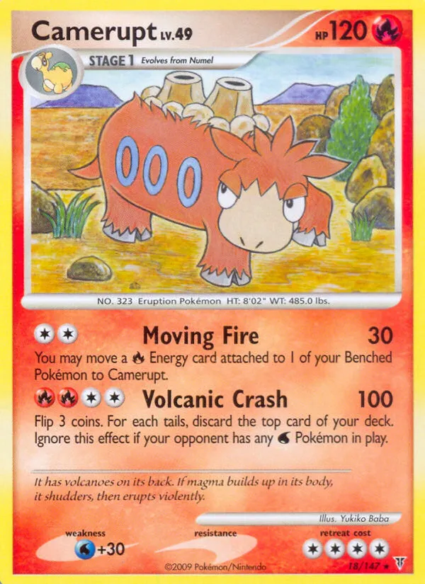 Camerupt — Supreme Victors — Pokemon