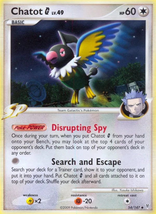 Chatot G — Supreme Victors — Pokemon