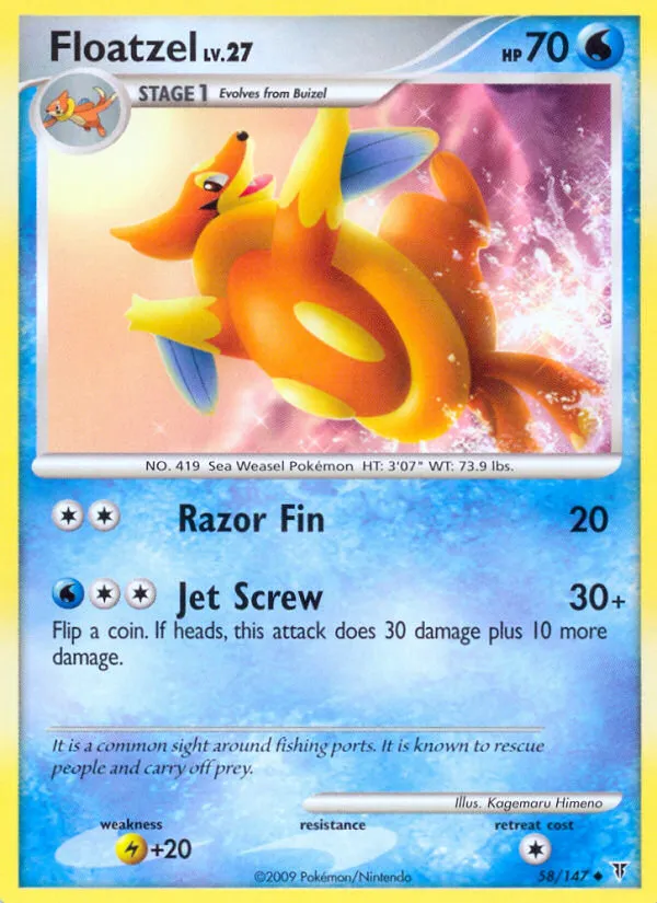 Floatzel — Supreme Victors — Pokemon