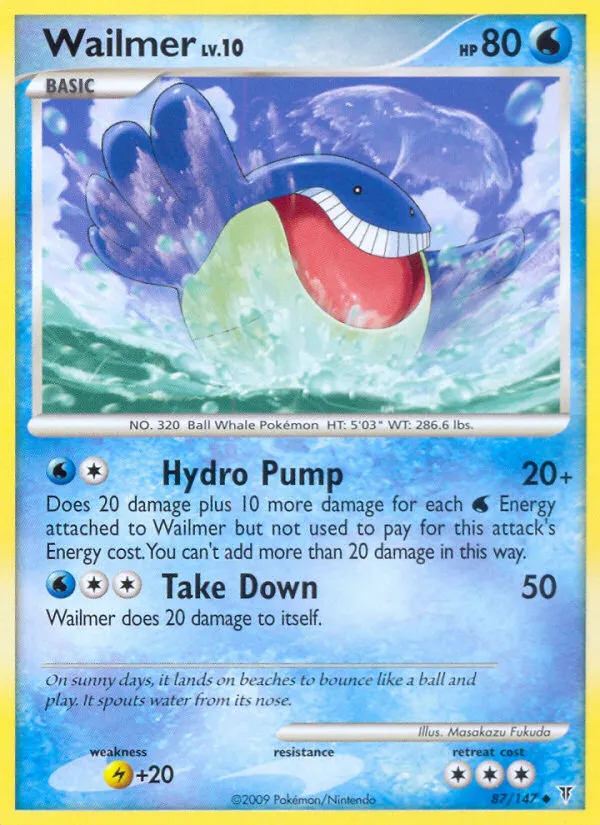 Wailmer Lv.10 — Supreme Victors — Pokémon