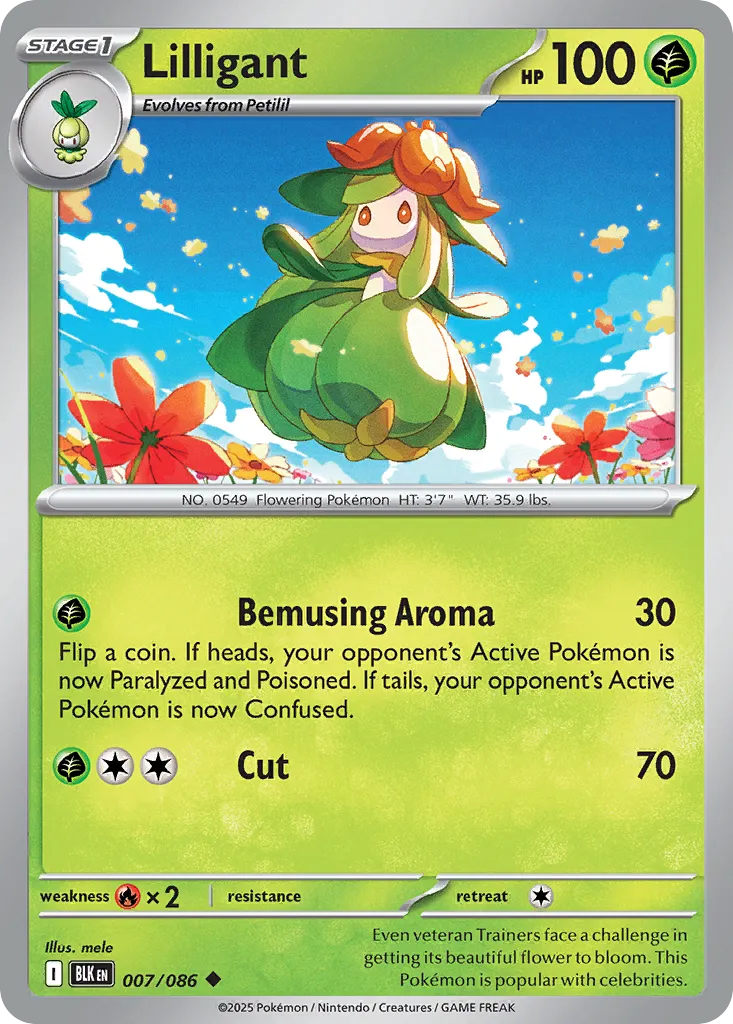 Lilligant — SV: Black Bolt — Pokémon