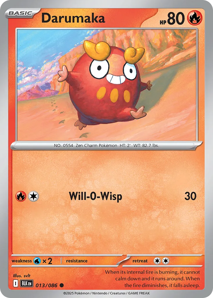Darumaka — SV: Black Bolt — Pokémon