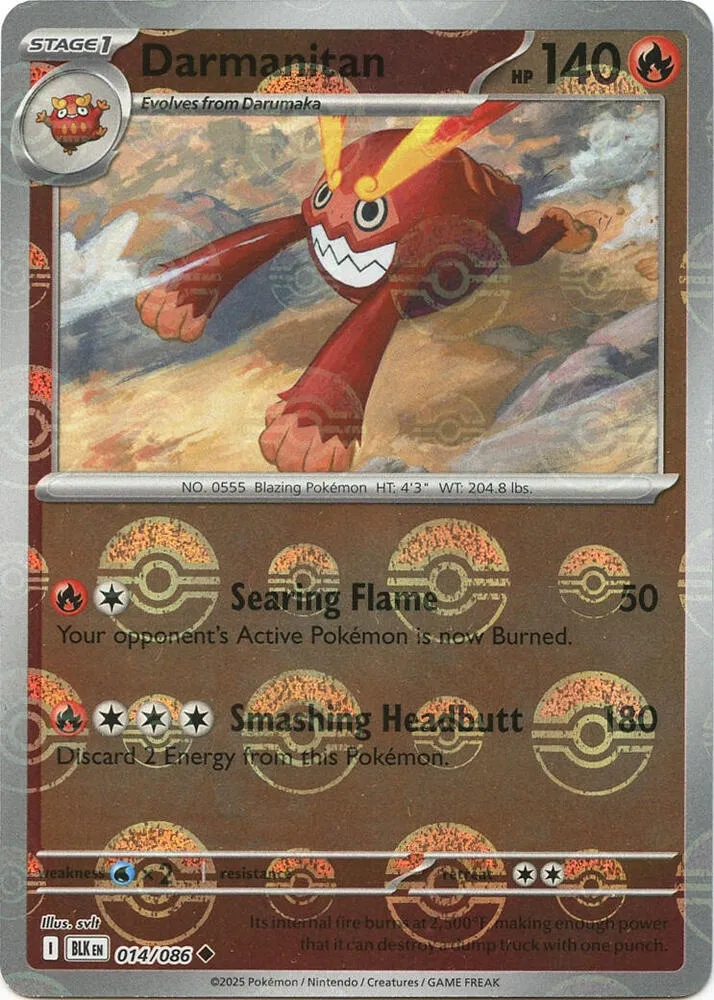 Darumacho — SV: Black Bolt — Pokémon