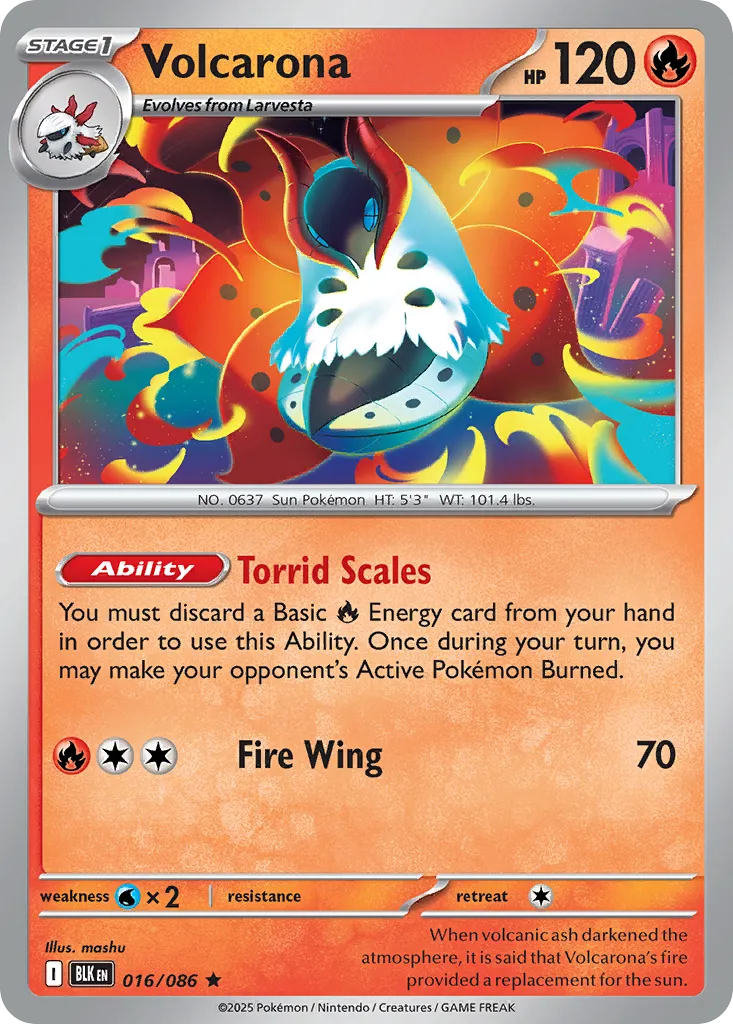 Volcarona — SV: Black Bolt — Pokémon