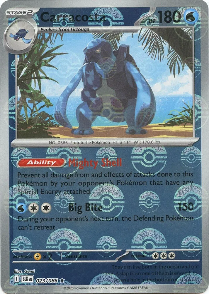 Carracosta — SV: Black Bolt — Pokémon