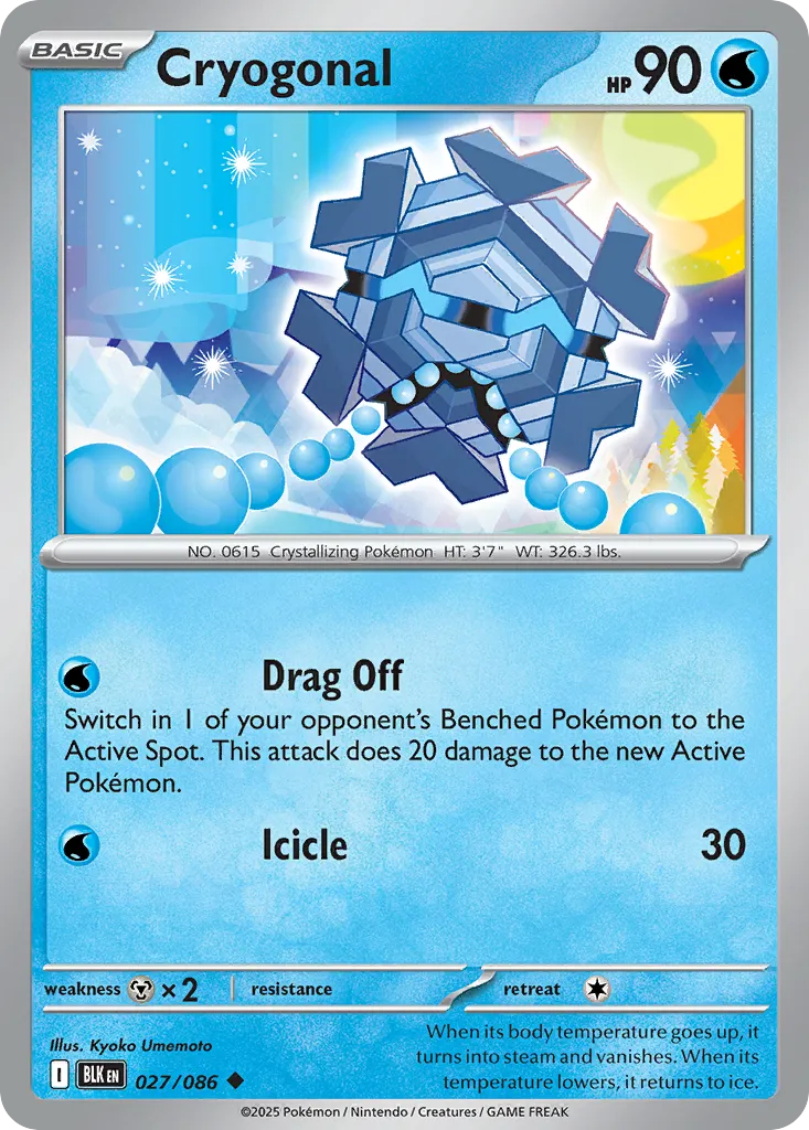Cryogonal — SV: Black Bolt — Pokemon
