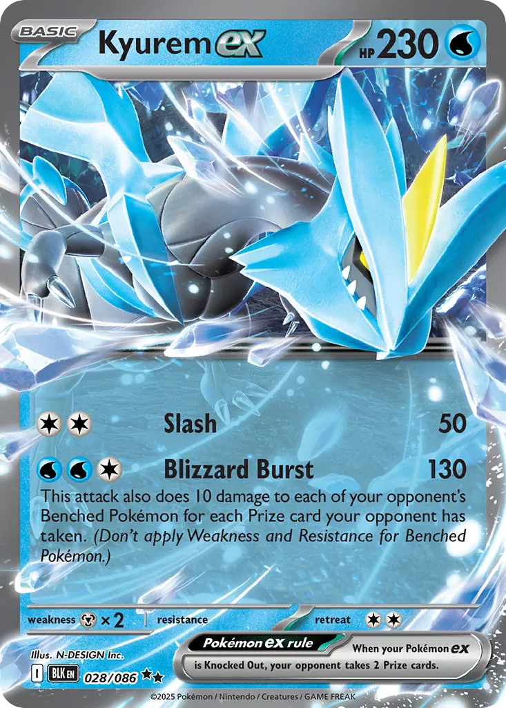 Kyurem ex — SV: Black Bolt — Pokemon