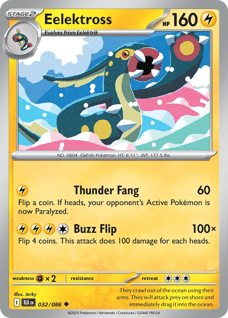 Eelektross — SV: Black Bolt — Pokemon