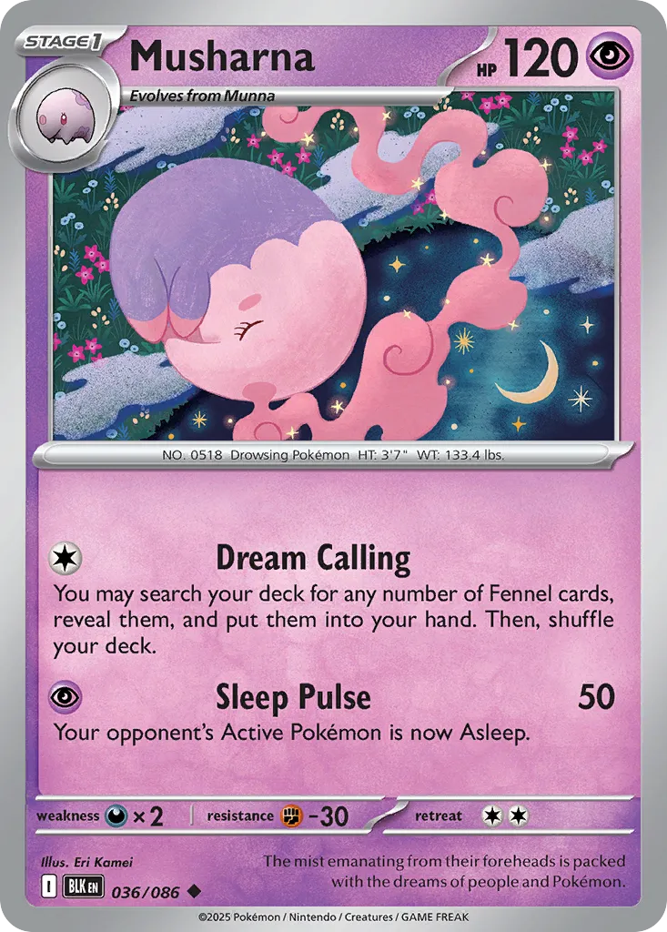 Mushana — SV: Black Bolt — Pokémon