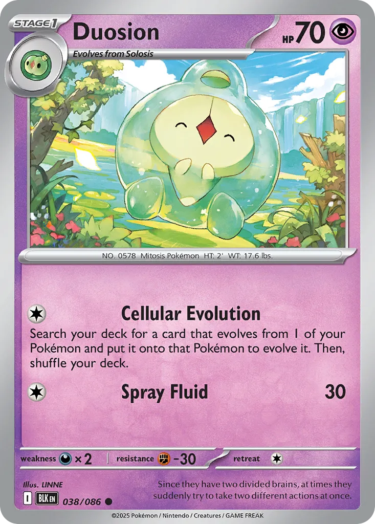 Duosion — SV: Black Bolt — Pokémon