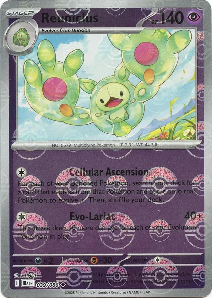 Reuniclus — SV: Black Bolt — Pokémon