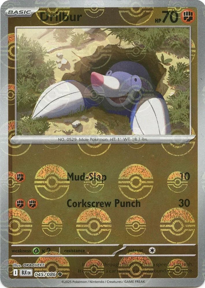 Drilbur — SV: Black Bolt — Pokemon