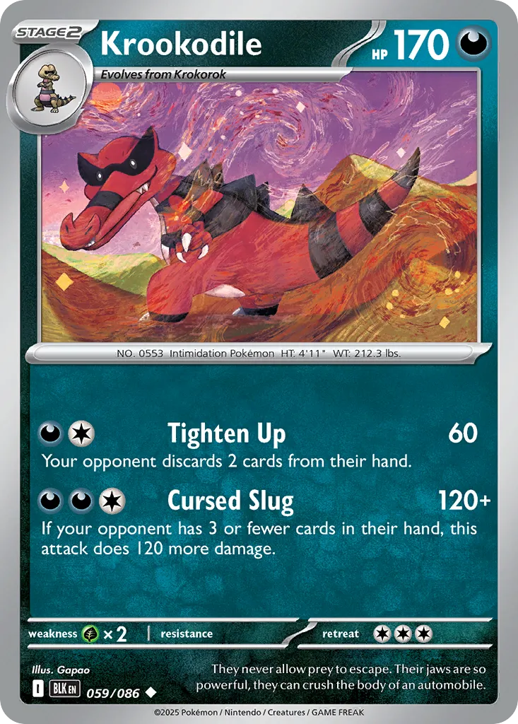 Crocorible — SV: Black Bolt — Pokémon