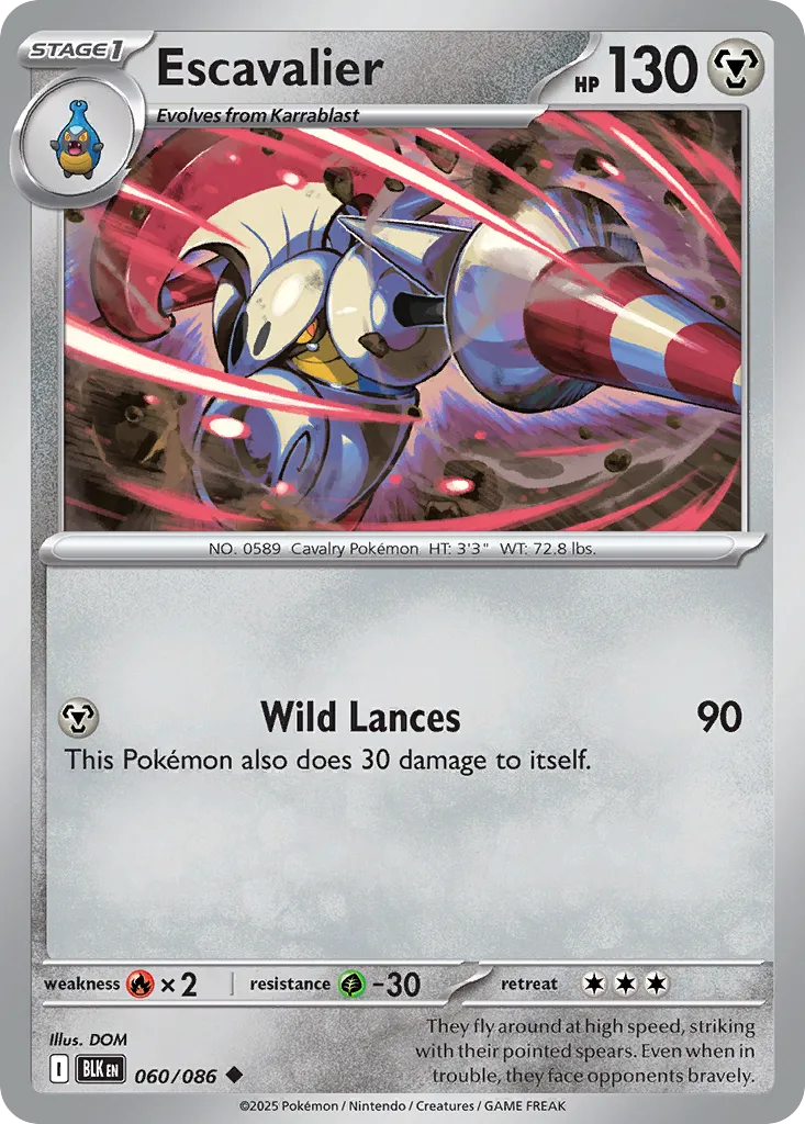 Escavalier — SV: Black Bolt — Pokémon