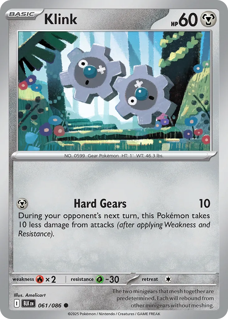 Klink — SV: Black Bolt — Pokémon