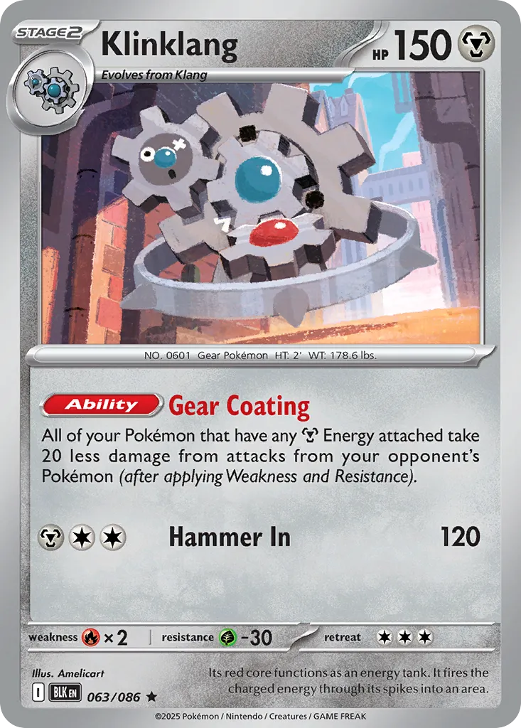 Klinklang — SV: Black Bolt — Pokémon