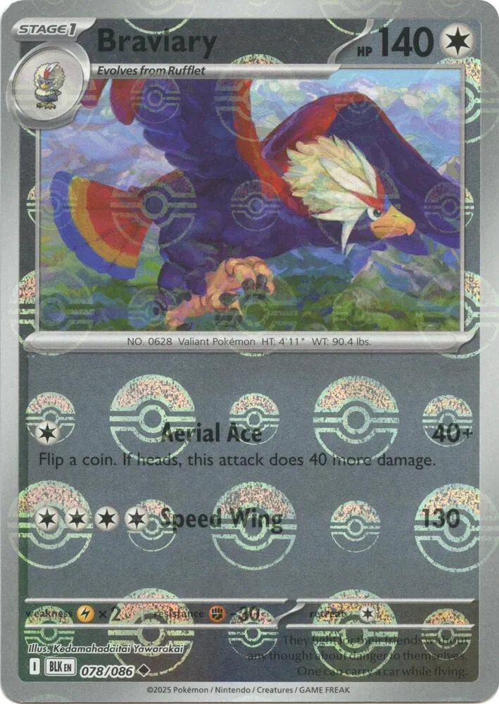 Braviary — SV: Black Bolt — Pokémon